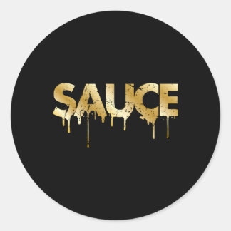 Sticker Rond Sauce à base de sauce