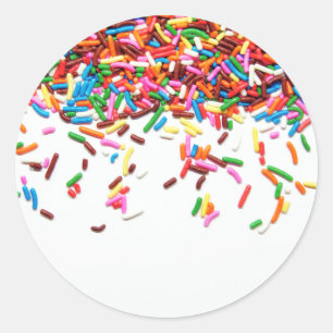 Sticker Rond Saupoudrer