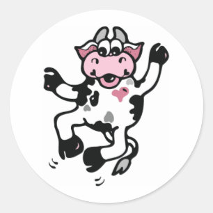 Sticker Rond Sauter pour Joy Cow