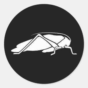 Sticker Rond Sauterelle