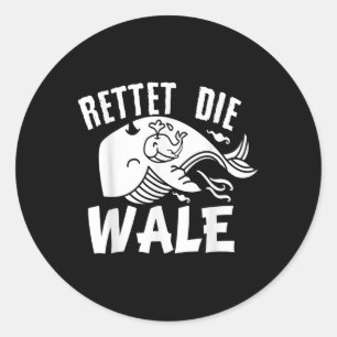 Sticker Rond Sauve La Manifestation De Protection Animale Des B