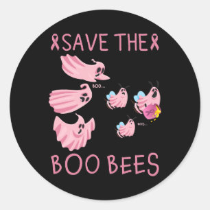 Sticker Rond Sauvez les abeilles Boo Vintage Sensibilisation au