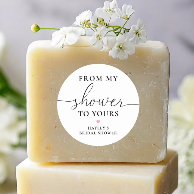 Sticker Rond Savon de Quinn de ma douche à la vôtre (Créateur téléchargé)