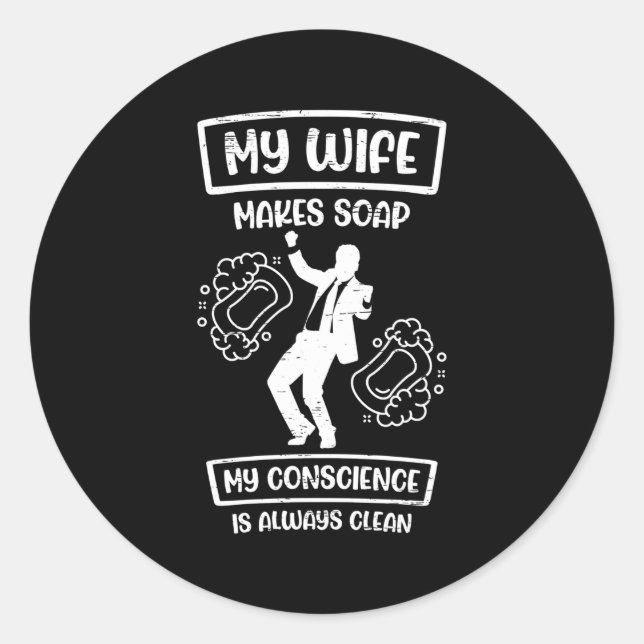 Sticker Rond Savon pour l'artisanat (Devant)