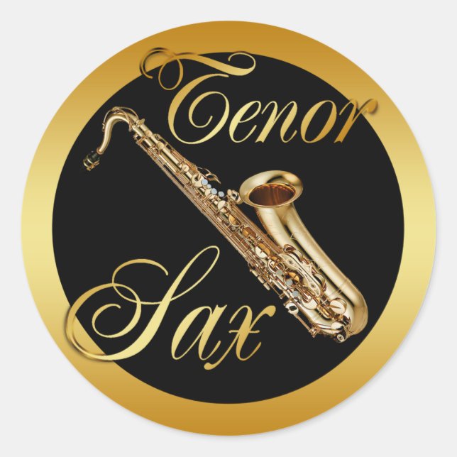 STICKER ROND SAX DE TENEUR (Devant)