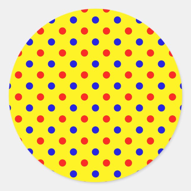 Sticker Rond Saxonien Farben (Devant)