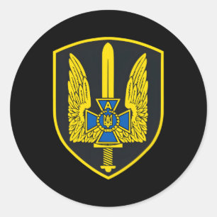 Sticker Rond Sbu Alfa Forces spéciales d'Ukraine Alpha Spetsnaz