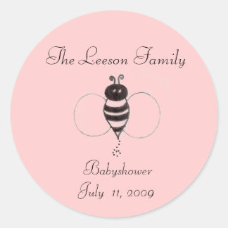 Sticker Rond sc00078761, La famille Leeson, BabyshowerJuillet .
