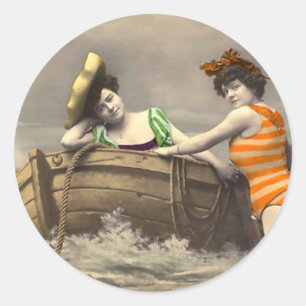 Sticker Rond Scanadlous a barré le maillot de bain