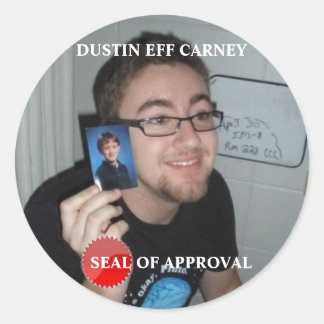 Sticker Rond Sceau d'approbation