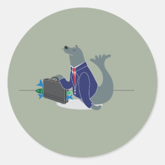 Sticker Rond Sceau d'entreprise