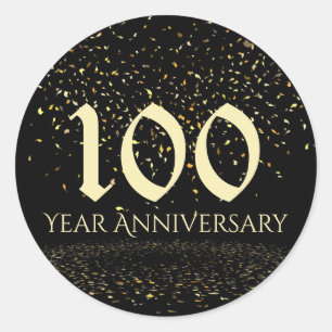 Sticker Rond Sceau d'enveloppe 100 ans