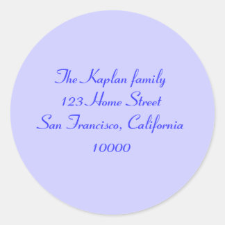 Sticker Rond Sceau d'enveloppe Bat mitzvah Ariana