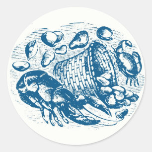 Sticker Rond Sceau d'enveloppe de la pile