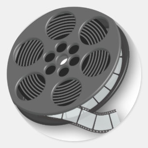 Sticker Rond Sceau d'enveloppe du cinéma