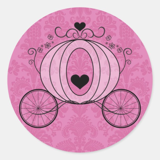 Sticker Rond Sceau d'enveloppe du transport royal (Devant)