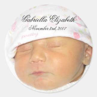 Sticker Rond Sceau d'enveloppe Gabby