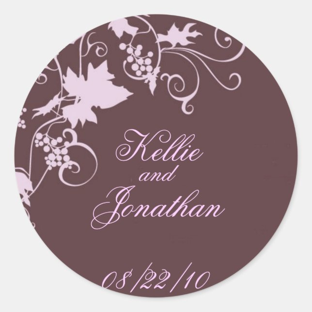 Sticker Rond Sceau d'enveloppe ou Favoriser (Devant)