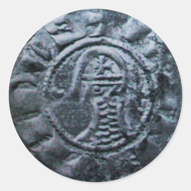 STICKER ROND SCEAU DU MODÈLE DES CHEVALIERS (Devant)