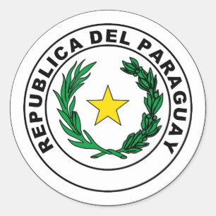 Sticker Rond Sceau du Paraguay
