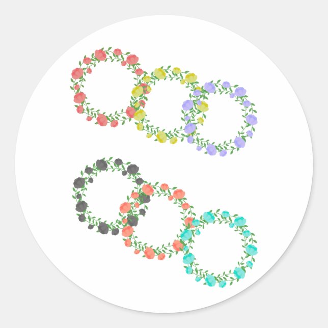 Sticker Rond scellés d'enveloppe (Devant)