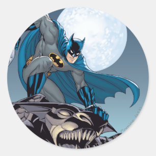 Sticker Rond Scènes Batman - Gargoyle