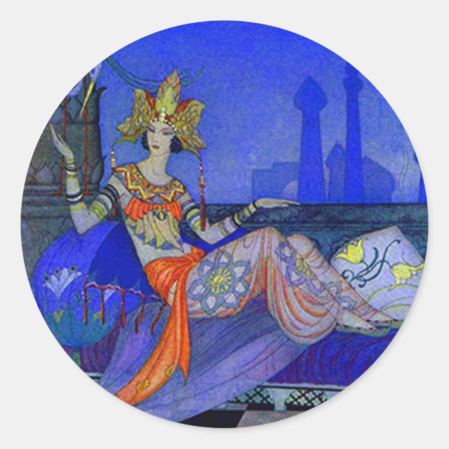 Sticker Rond Scheherazade (Devant)