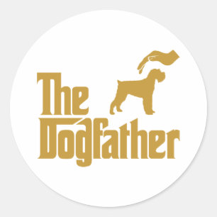 Sticker Rond Schnauzer miniature