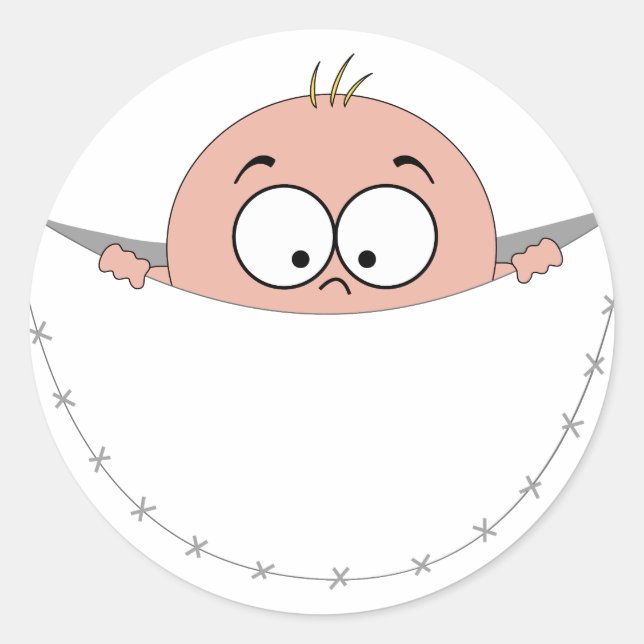 Sticker Rond schwangerschaft grossesse enceinte (Devant)