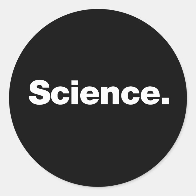 Sticker Rond Science (Devant)