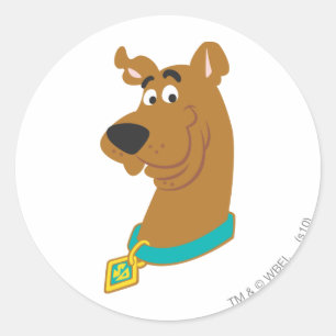 Sticker Rond Scooby-Doo Smile