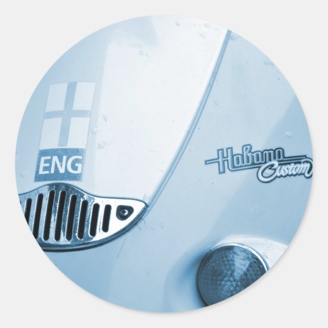 Sticker Rond Scooter d'Aprilia Habana (Devant)