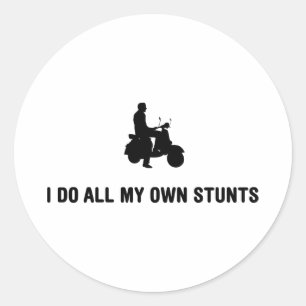 Sticker Rond Scooter Lover