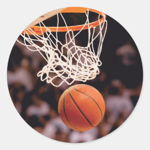 Sticker Rond Scoring de basket-ball