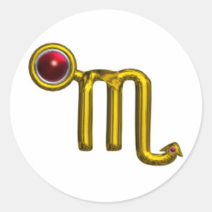 STICKER ROND SCORPIO