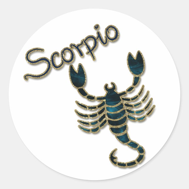 Sticker Rond Scorpio (Devant)