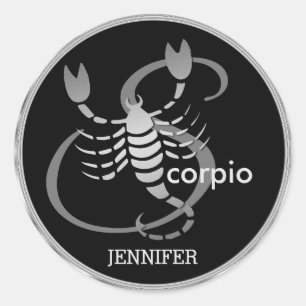 Sticker Rond Scorpio ♏ - Symbole Zodiaque