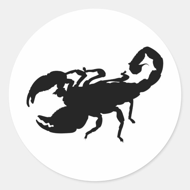 Sticker Rond Scorpion (Devant)