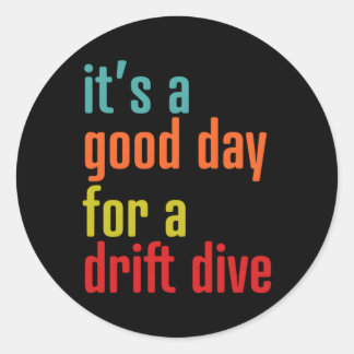 Sticker Rond Scuba Dive Gear For Divers Day Pour Une Driving Sc