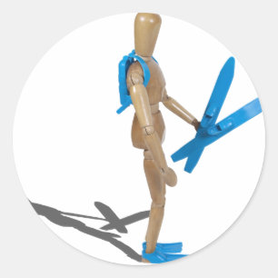 Sticker Rond ScubaEquipmentSkiis030111