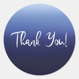 Sticker Rond Sea Ocean Blue Modern Minimal Fête des mariées de 