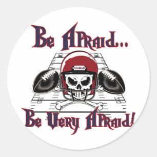 Sticker Rond Seaman Vikings Soyez Peur...