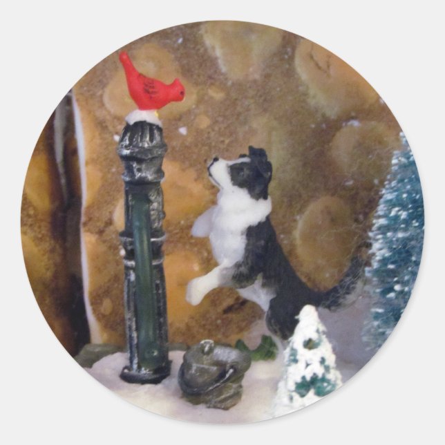 Sticker Rond Secrets de Noël (Devant)