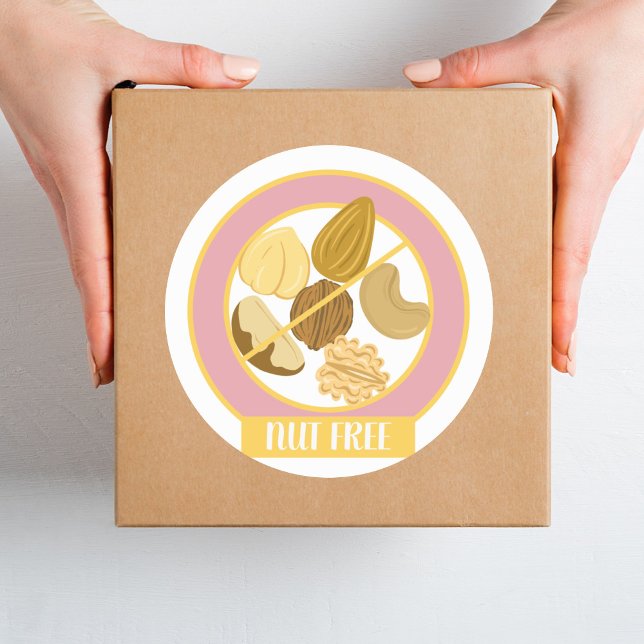 Sticker Rond Sécurité anti-allergie sans bruit (Créateur téléchargé)