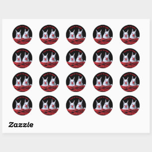 Sticker Rond Semences dans le sable