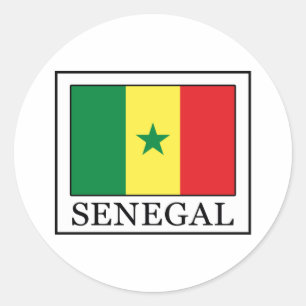 Sticker Rond Sénégal