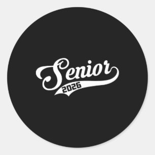 Sticker Rond Senior 2026 Cl de 2026 Retour à l'école 2026 Diplô