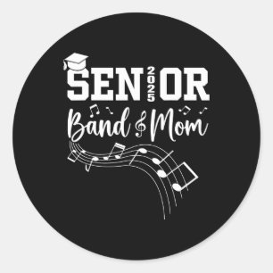 Sticker Rond Senior Et Maman 2025 Marching Et Maman De Graduati