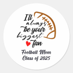 Sticker Rond Senior Footbyll Maman Cl De 2025 Diplômé
