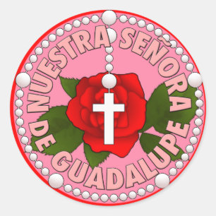Sticker Rond Señora de Guadalupe